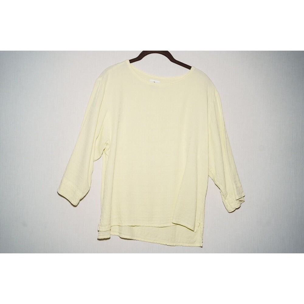 Via Vai Top M green Blouse top shirt Spring